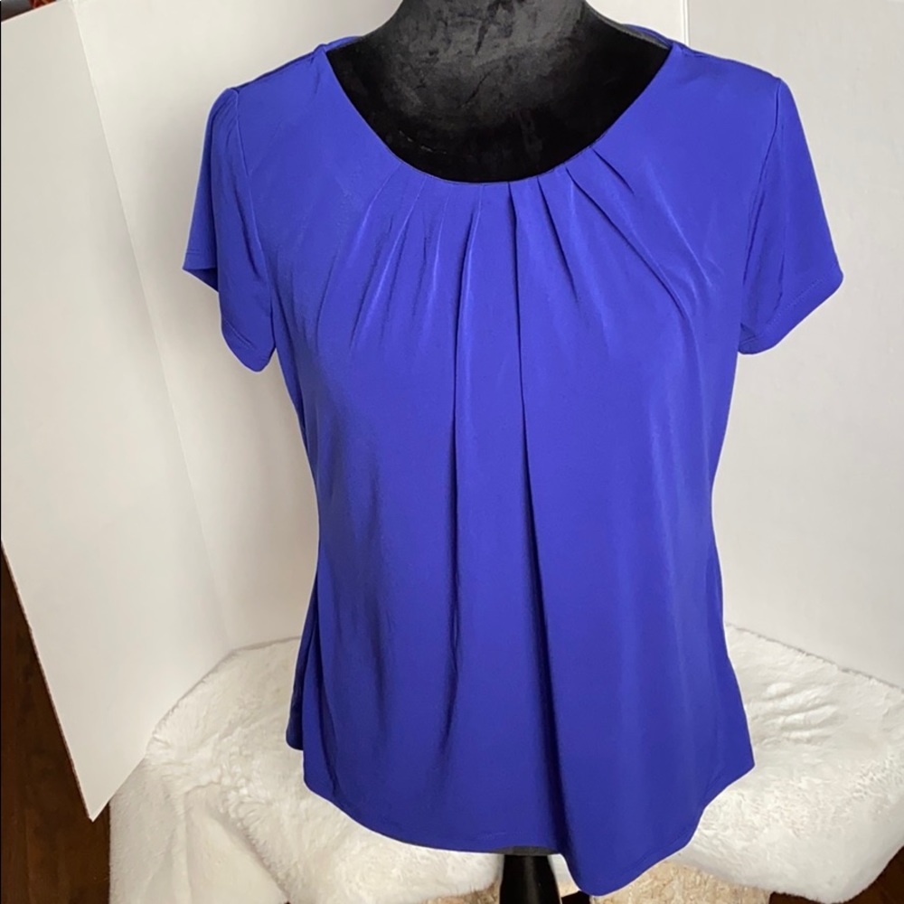 Worthington Royal Blue Blouse -  Q-18
